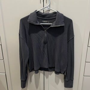 Abercrombie Ribbed Quarter-Zip